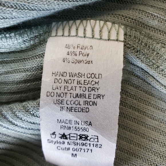 Anthropologie Maronie Womens Cardigan M Green Long Open Front Lightweight - Picture 6 of 7